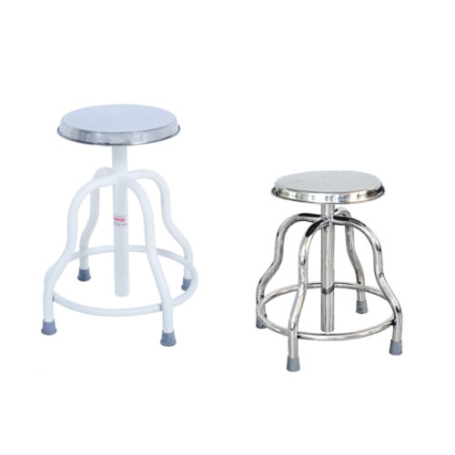 Patient Stool Revolving S.S. Top