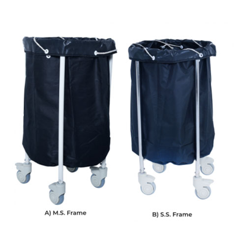 Soiled Linen Trolley With Canvas Bag